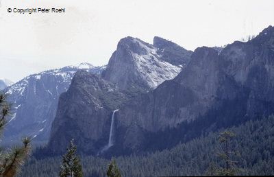 Yosemite mit dem Bridavail Falls